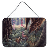 Caroline'S Treasures Doe And Fawn Deer Wall Or Door Hanging Prints Bdba0259Ds812, 8Hx12W
