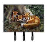 Caroline'S Treasures A Family Of Foxes At Home Leash Or Key Holder Bdba0283Th68, Triple