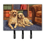 Caroline'S Treasures Golden Retrievers In The Library Leash Or Key Holder Hooks, Large, Multicolor