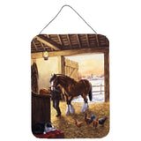 Caroline'S Treasures Cydesdale In The Stable Wall Or Door Hanging Prints Bdba0291Ds1216, 16H X 12W, Multicolor