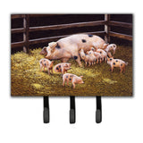 Caroline'S Treasures Pigs Piglets At Dinner Time Leash Or Key Holder Bdba0296Th68, Triple