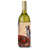 Caroline'S Treasures Dalmatian Somebody Is In My Bed Wine Bottle Koozie Hugger, 750Ml, Multicolor