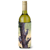Caroline'S Treasures Bdba0335Literk Woodpeckers By Daphne Baxter Wine Bottle Beverage Insulator Hugger, 750Ml, Multico