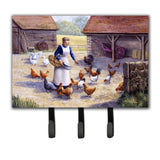 Caroline'S Treasures Chicken Hen Feeding Time Leash Or Key Holder Bdba0352Th68, Triple, Multicolor