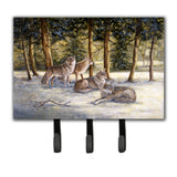 Caroline'S Treasures Bdba0371Th68 Wolves By Daphne Baxter Leash Or Key Holder, Large, Multicolor