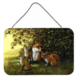 Caroline'S Treasures Foxes Resitng Under The Tree Wall Or Door Hanging Prints Bdba0382Ds812, 8Hx12W