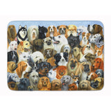 Caroline'S Treasures Fifty One Dogs Floor Mat, 19 X 27, Multicolor