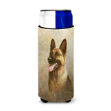 Caroline'S Treasures Alsatian German Shepherd Michelob Ultra For Slim Cans, Multicolor