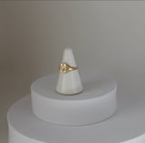 Miraculous Medal Signet Ring in 14k Gold