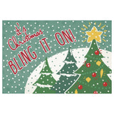 Retro Christmas Iv Bright -Paper Art-50X34