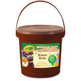 1 lb. Bucket Modeling Clay, Brown