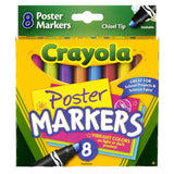 Washable Poster Markers, 8 Count