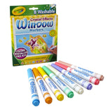 Washable Crystal Effects Window Markers, 8 Count