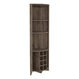 Essential Corner Bar Cabinet -Living Room -Dark Brown