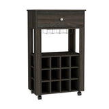 Memphis Bar Cart -Living Room -Espresso