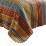 Huascaran 3 Piece Fabric King Size Quilt Set With Channel Stitching, Multicolor