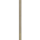66 Inch Adjustable Arc Floor Lamp, Dome Shade, Dark Bronze, Antique Brass