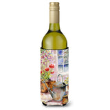 Caroline'S Treasures Watering Can Flowers Wine Bottle Koozie Hugger, 750Ml, Multicolor
