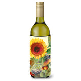 Caroline'S Treasures Autumn Flowers I By Maureen Benfield Wine Bottle Koozie Hugger, 750Ml, Multicolor