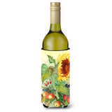 Caroline'S Treasures Autumn Flowers Ii By Maureen Benfield Wine Bottle Koozie Hugger, 750Ml, Multicolor