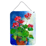 Caroline'S Treasures Geraniums By Maureen Bonfield Wall Or Door Hanging Prints Bmbo1118Ds1216, 16Hx12W, Multicolor