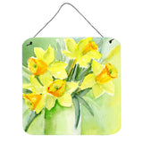Caroline'S Treasures Daffodils By Maureen Bonfield Wall Or Door Hanging Prints Bmbo970Ads66, 6Hx6W, Multicolor