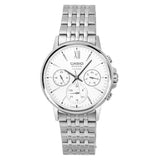 Casio Beside Analog Stainless Steel Silver Dial Quartz Bms-300D-7Av MenS Watch