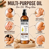 Sandalwood Body Oil / Ultra Moisturizing / Premium Blend #10