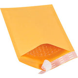 Global Industrial™ Self Seal Bubble Mailers #00 5W X 10L Kraft 25/Pack