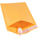 Global Industrial™ Self Seal Bubble Mailers #1 7-1/4W X 12L Kraft 25/Pack