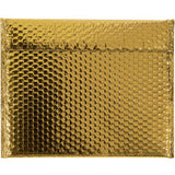 Global Industrial™ Glamour Bubble Mailers 13-3/4W X 11L Gold 48/Pack