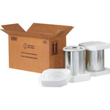 Global Industrial Foam Haz Mat Shipper Kit Two 1 Gal. Paint Cans 17Lx8-1/2Wx9-5/16H Kraft/Wht
