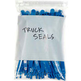 Global Industrial™ Slide Seal Reclosable Poly Bag W/White Block 9W X 6L 3 Mil Clear100/Pk