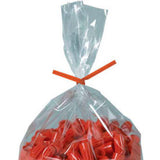 Global Industrial™ Paper Twist Ties 5L X 5/32W Orange 2000/Pack