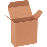 Global Industrial Reverse Tuck Folding Cartons 2-1/2L X 1-1/4W X 2-1/2H Kraft 1000/Pack