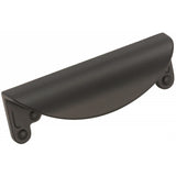 Inspirations 3 In (76 Mm) Center-To-Center Flat Black Cabinet Cup Pull