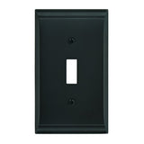 Candler 1 Toggle Black Bronze Wall Plate