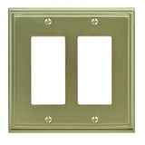 Mulholland 2 Rocker Golden Champagne Wall Plate