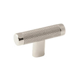 Esquire 2-5/8 In (67 Mm) Length Polished Nickel/Stainless Steel Cabinet Knob