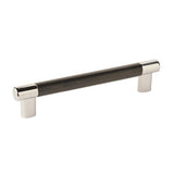 Esquire 6-5/16 In (160 Mm) Center-To-Center Polished Nickel/Black Bronze Cabinet Pull