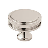 Oberon 1-3/4 In (44 Mm) Diameter Polished Nickel Cabinet Knob