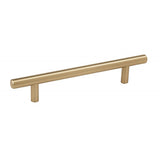 Bar Pulls 5-1/16 In (128 Mm) Center-To-Center Golden Champagne Cabinet Pull