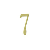 2 Inch Brass Self Adhesive Address Number. Number: 7