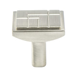 Berenson 92201BPNP 1.125 in. dia. Oak Park Knob with Brushed Nickel