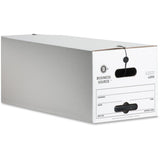 Business Source Light Duty Letter Size Storage Box External Dimensions: 12 Width x 24 Depth x 10Height 350 lb Media Siz