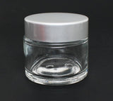 Ultra Clear Glass Jar with Aluminum Cap | 2oz (60ml)
