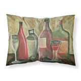 Caroline'S Treasures Wine By Tiffany Budd Fabric Standard Pillowcase Btbu0168Pillowcase, Multicolor