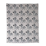 Parkland Collection Zara Transitional Grey Knitted 32 X 40 Baby Blanket