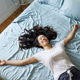 Bamboo Fitted Sheet - 100% Viscose from Bamboo - Sky