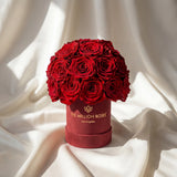 Essence Bordeaux Suede Superdome Box | Red Roses